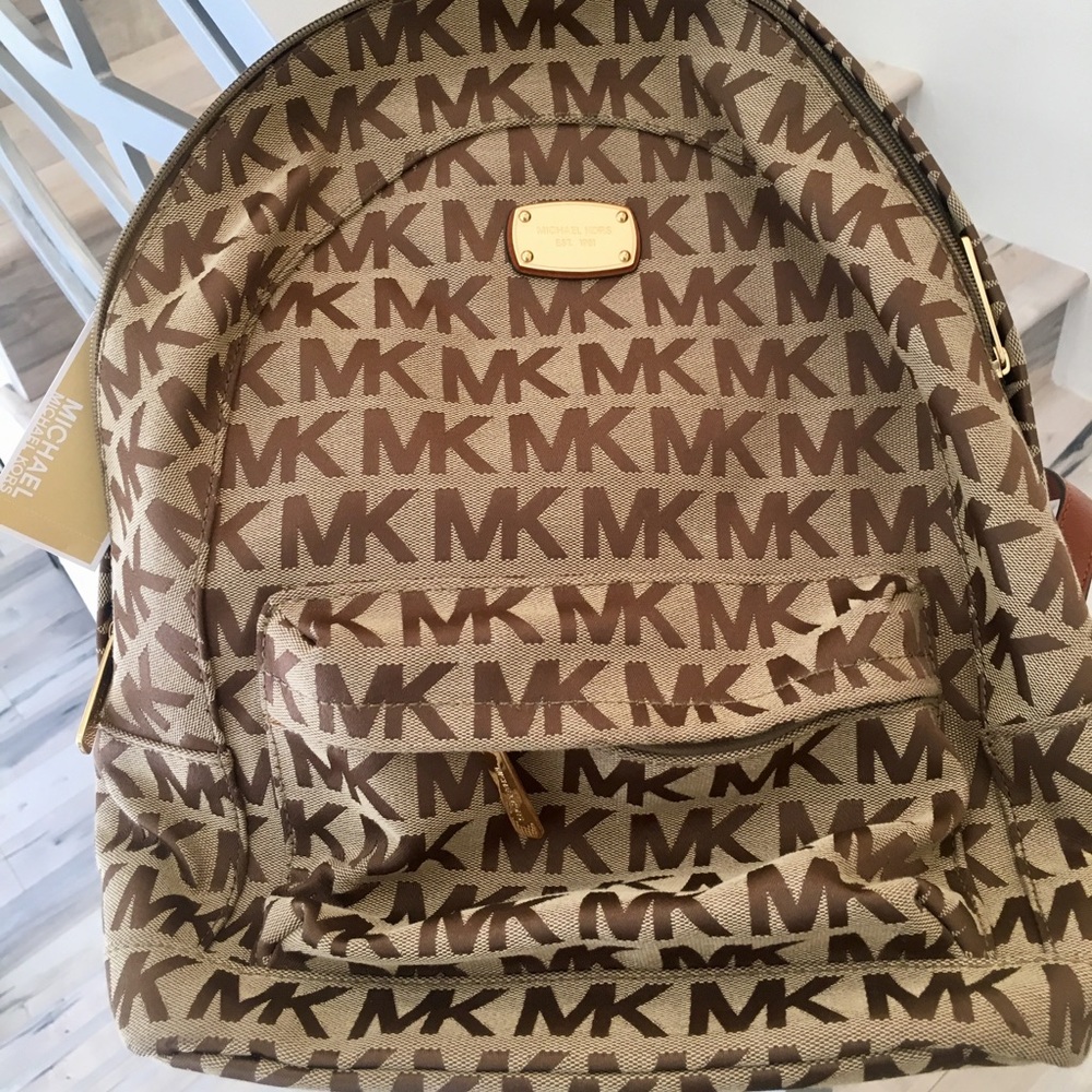 Michael Kors original canvas backpack